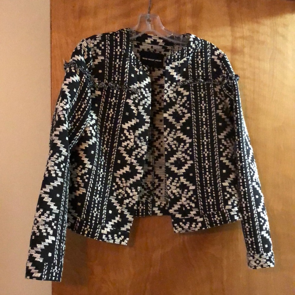 Who What Wear Ikat jacket